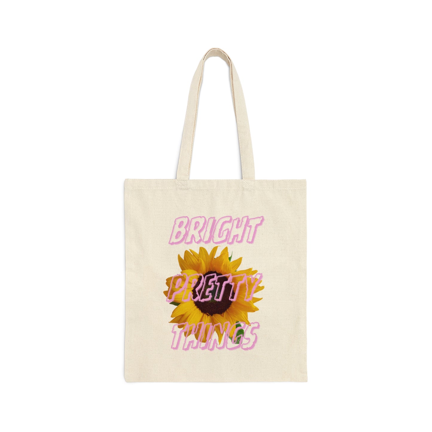 Bright Pretty Things Sunflower Design Canvas Tote Bag