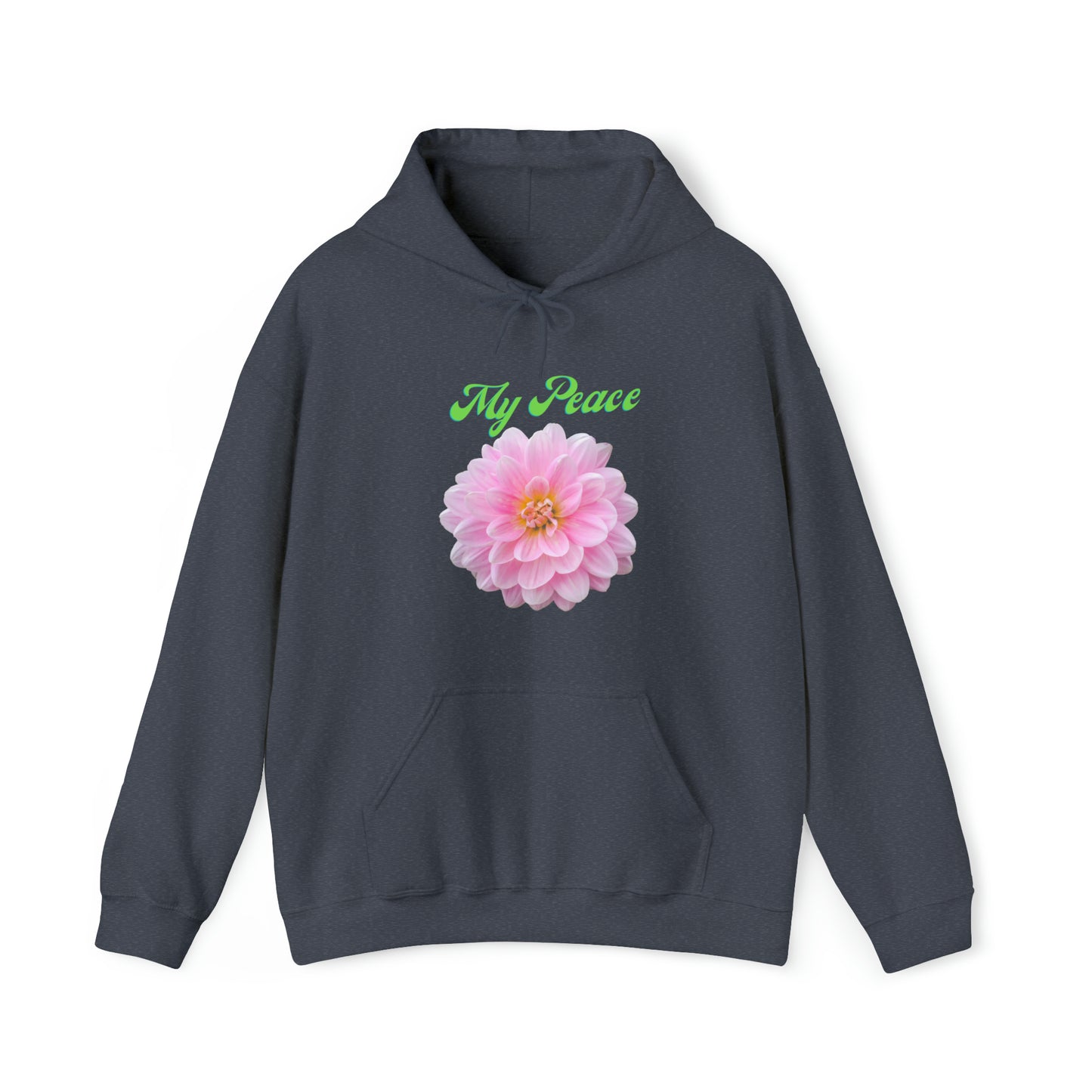 My Peace pink peony unisex hoodie gift