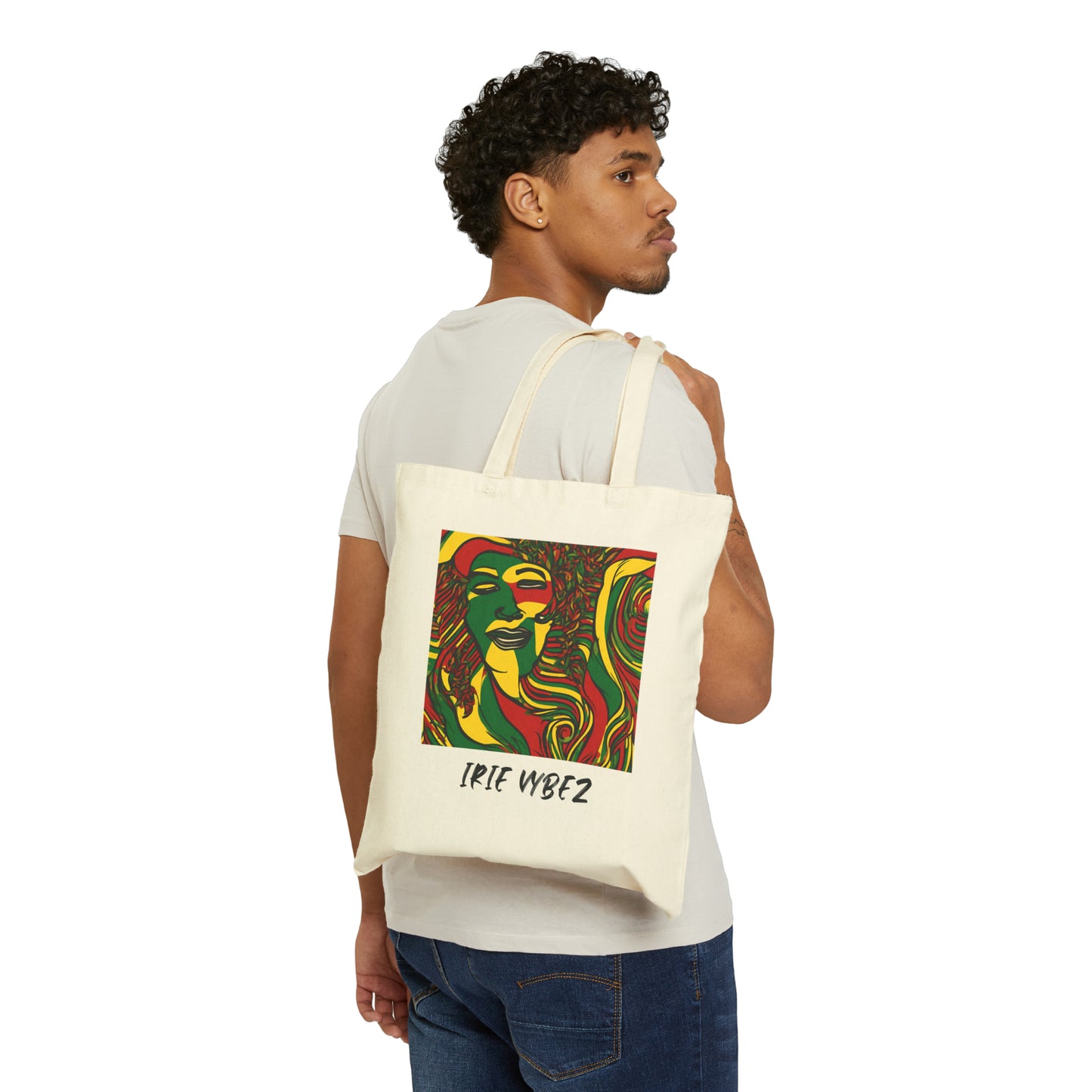IRIE VYBEZ ABSTRACT ART TOTE BAG GIFT