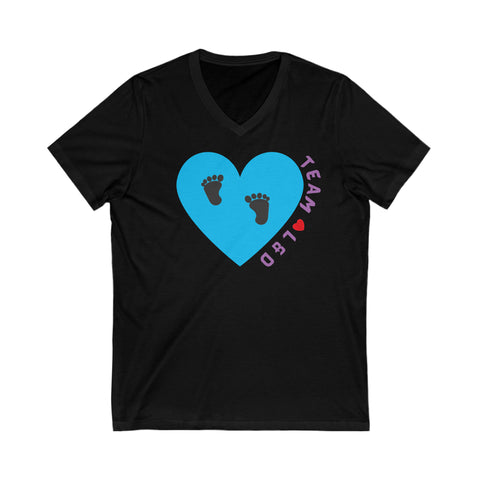 UNISEX V NECK TEAM L& D TSHIRTS FOR LABOR AND DELIVERY NURSES