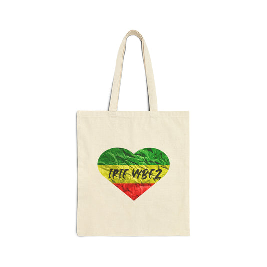 IRIE VYBEZ ROOTS COLOR HEART DESIGN TOTE BAG GIFT