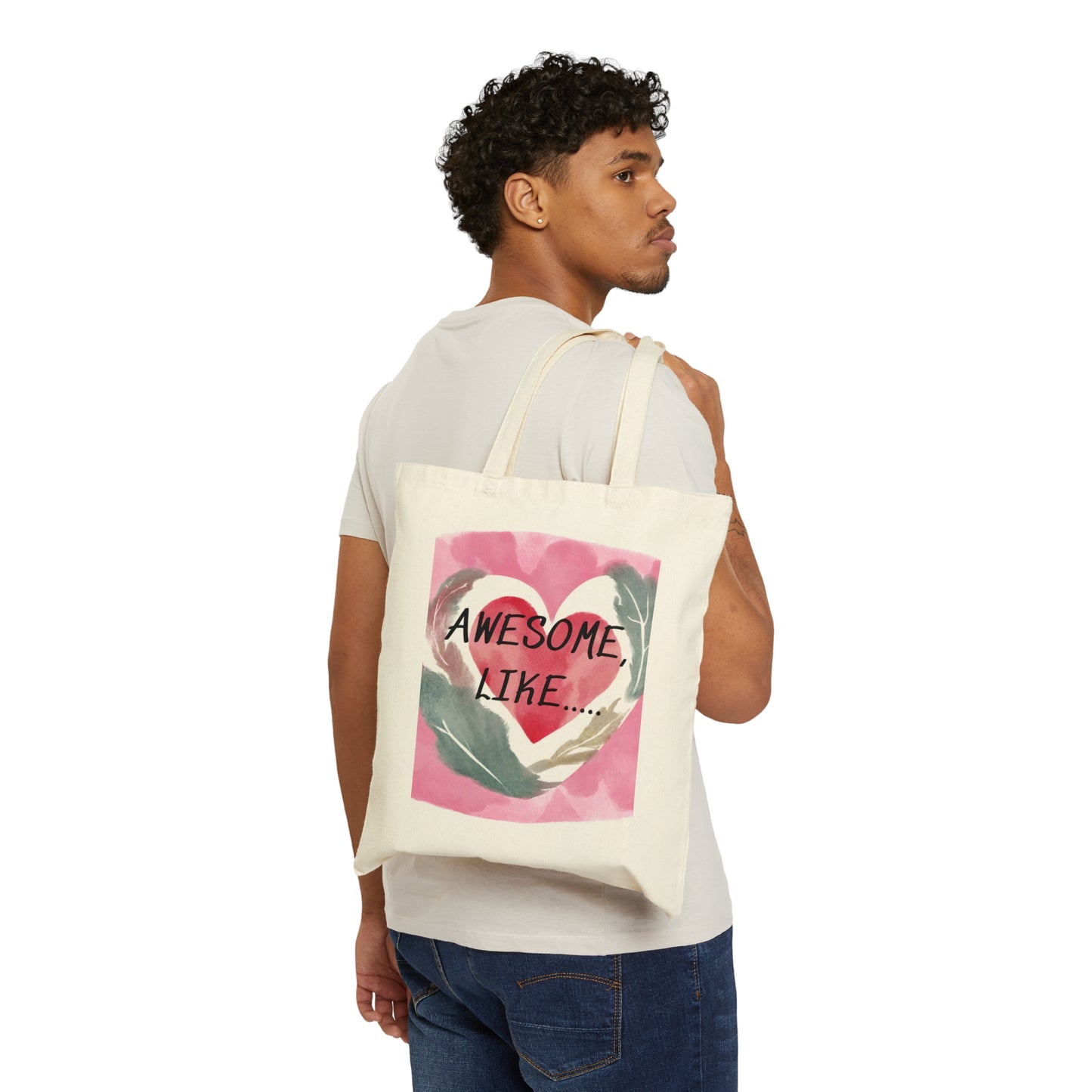 AWESOME, LIKE  GRAPHIC TOTE BAG GIFT
