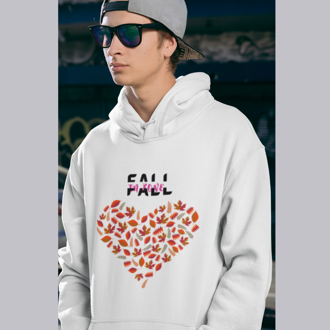 FALL IN LOVE FALL THEME UNISEX HOODIE GIFT