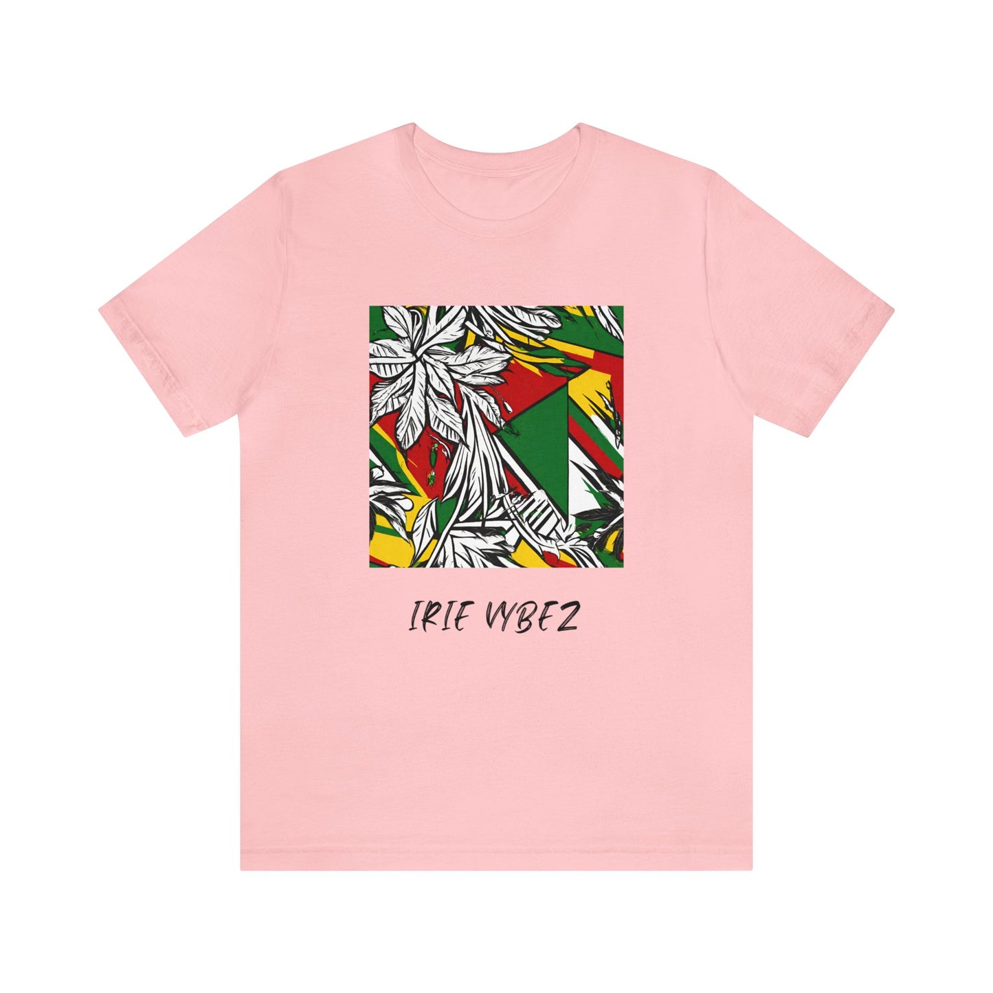 IRIE VYBEZ  ROOTS COLOR GRAPHIC SHORT SLEEVE TEE SHIRT