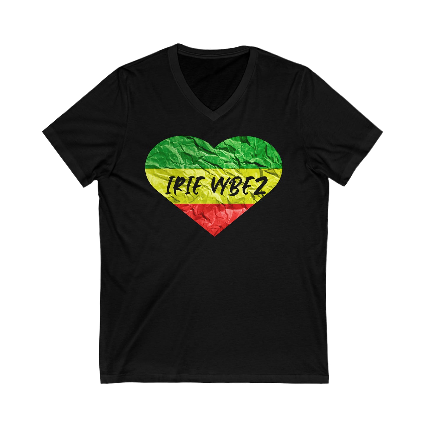 IRIE VYBEZ ROOTS CONSCIOUS V NECK TEE SHIRT