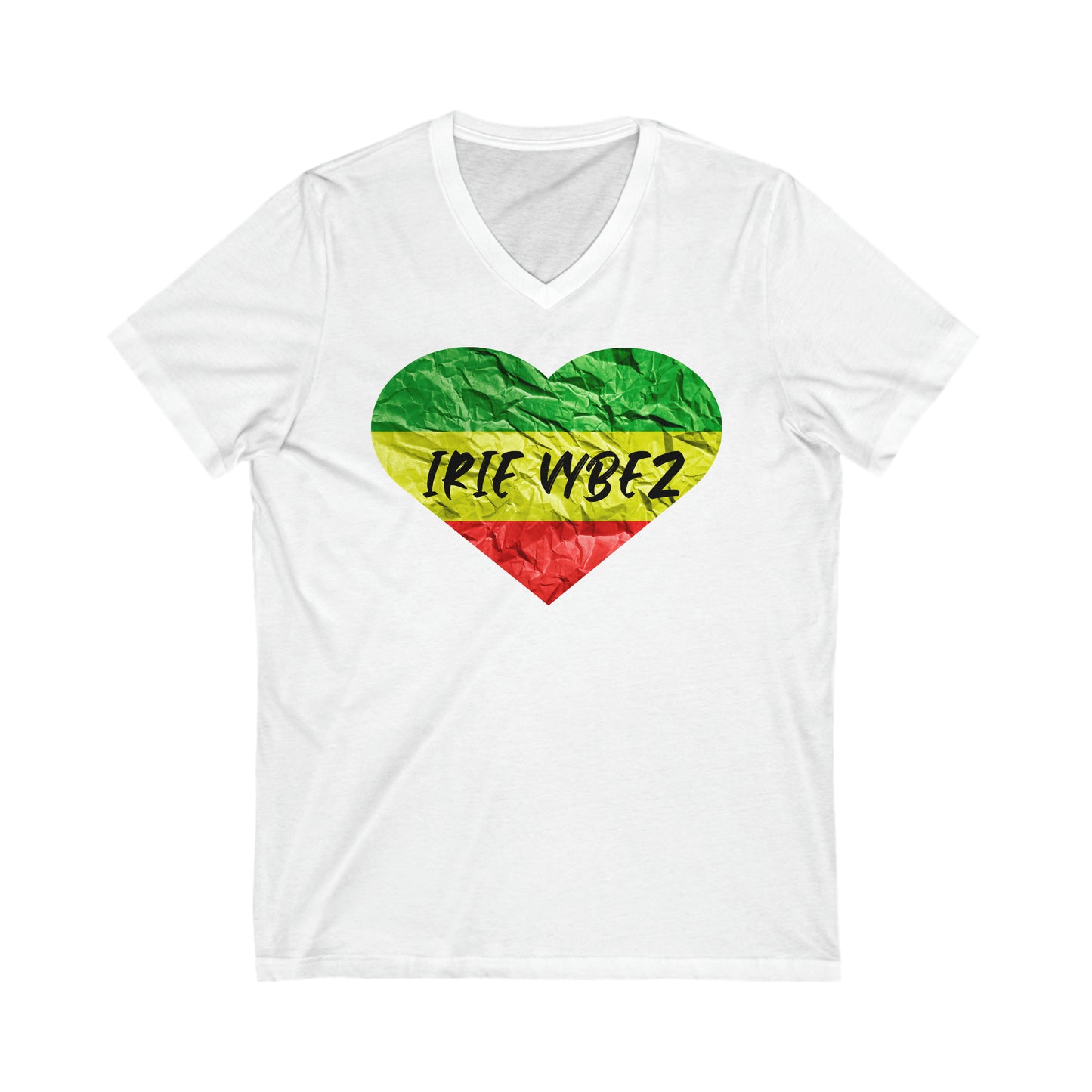 IRIE VYBEZ ROOTS CONSCIOUS V NECK TEE SHIRT