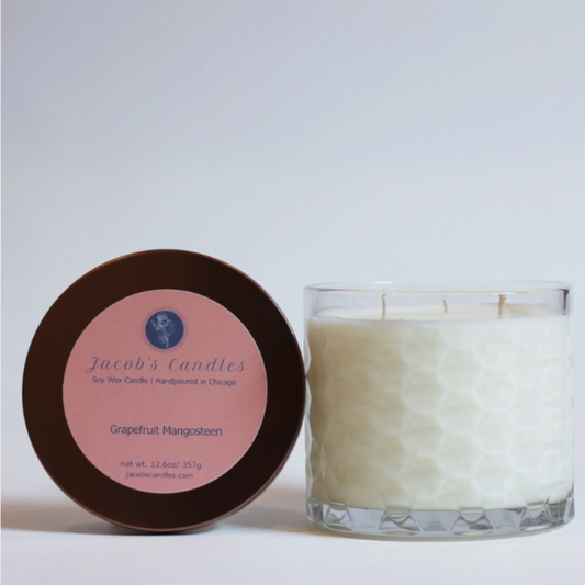 GRAPEFRUIT MANGOSTEEN 3 WICK SCENTED CANDLE