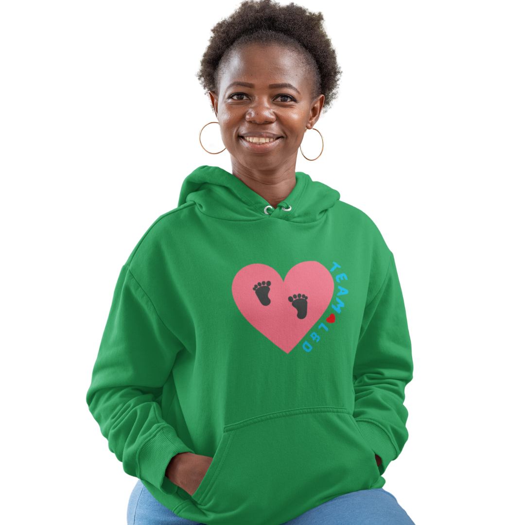 TEAM L AND D UNISEX HOODIE GIFT FOR LABOR AND DELIVERY NURSES