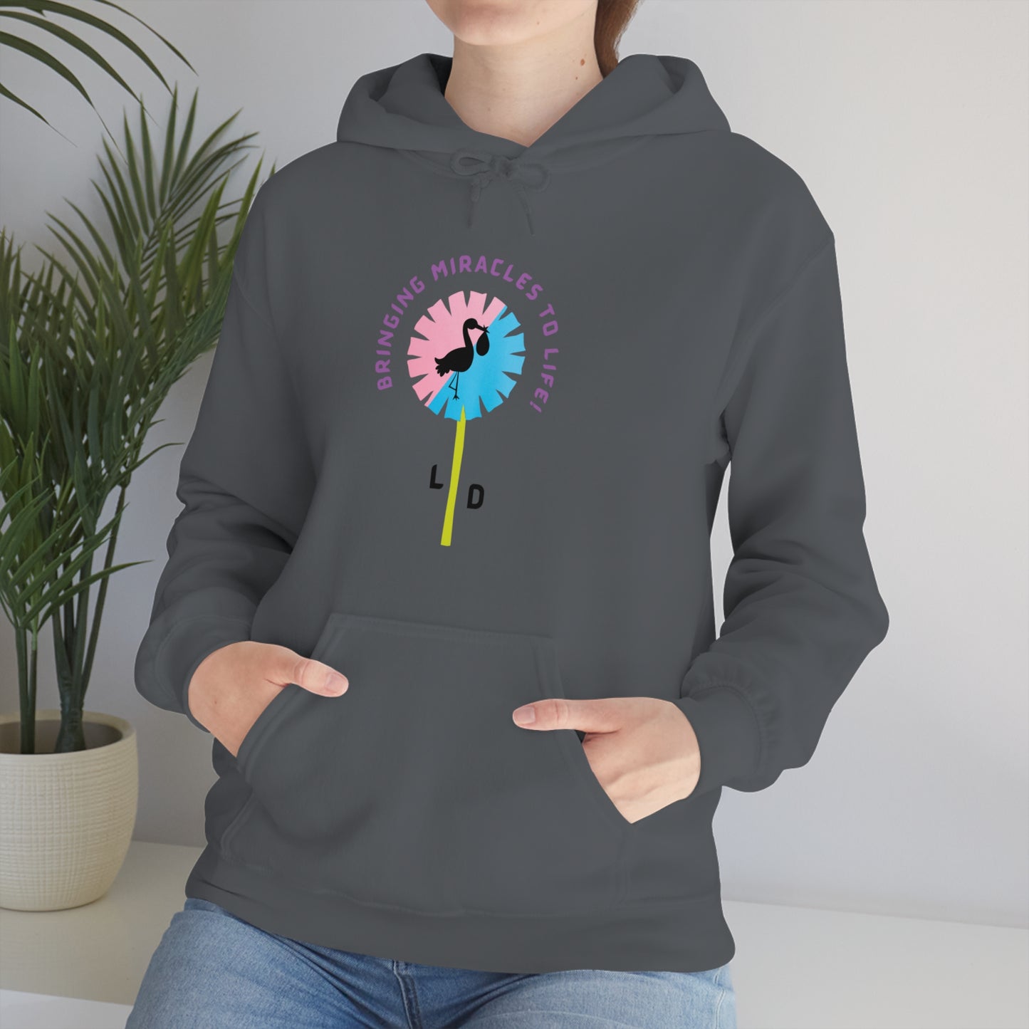 LABOR AND DELIVERY NURSE MIRACLES HOODED SWEATSHIRT GIFT