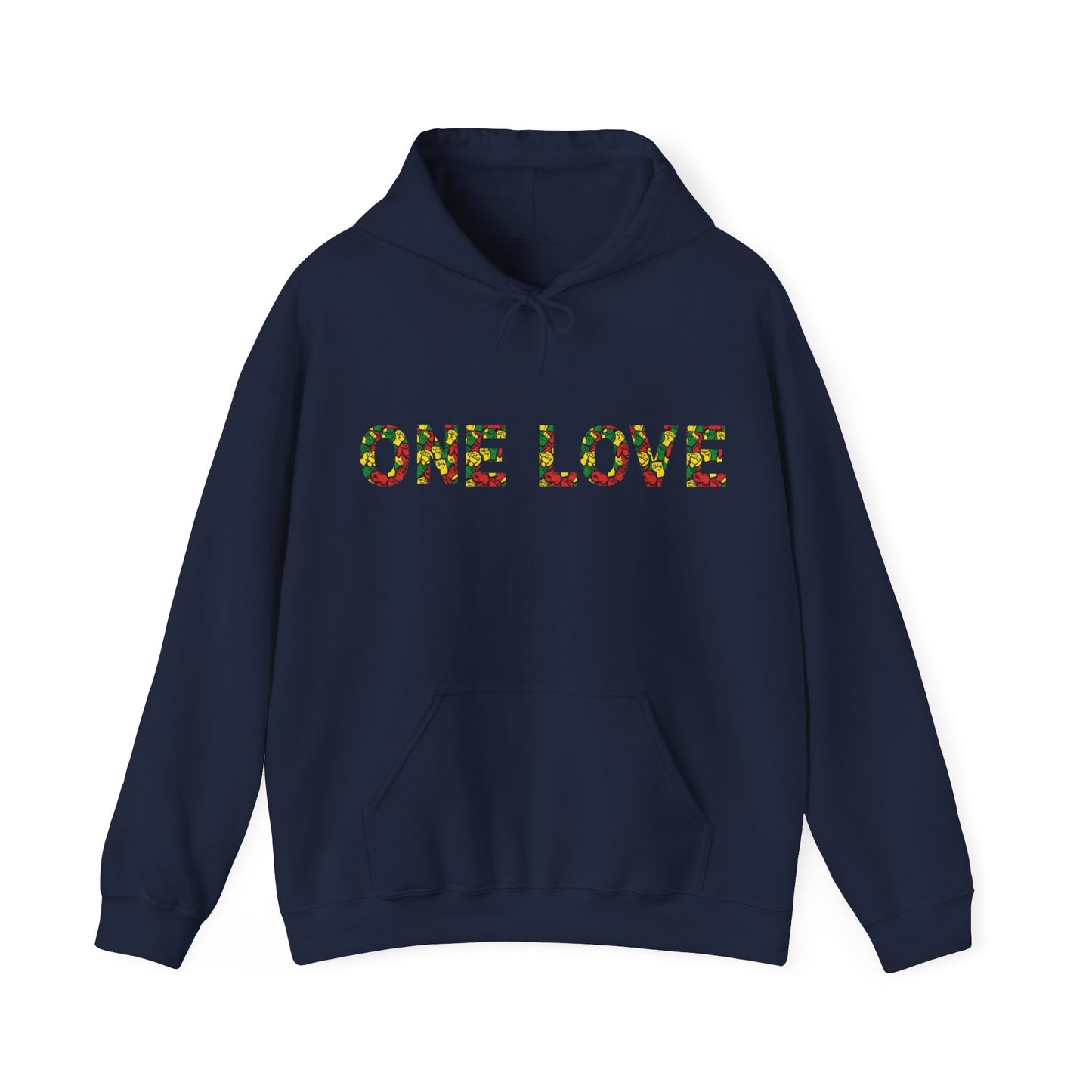 ONE LOVE ROOTS COLOR STATEMENT HOODIE
