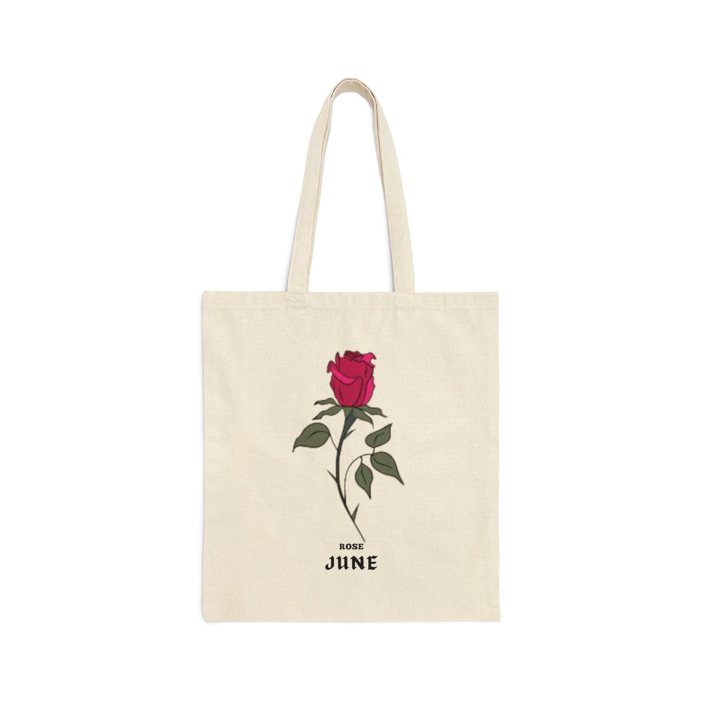 JUNE BIRTH MONTH FLOWER TOTE GIFT (ROSE)