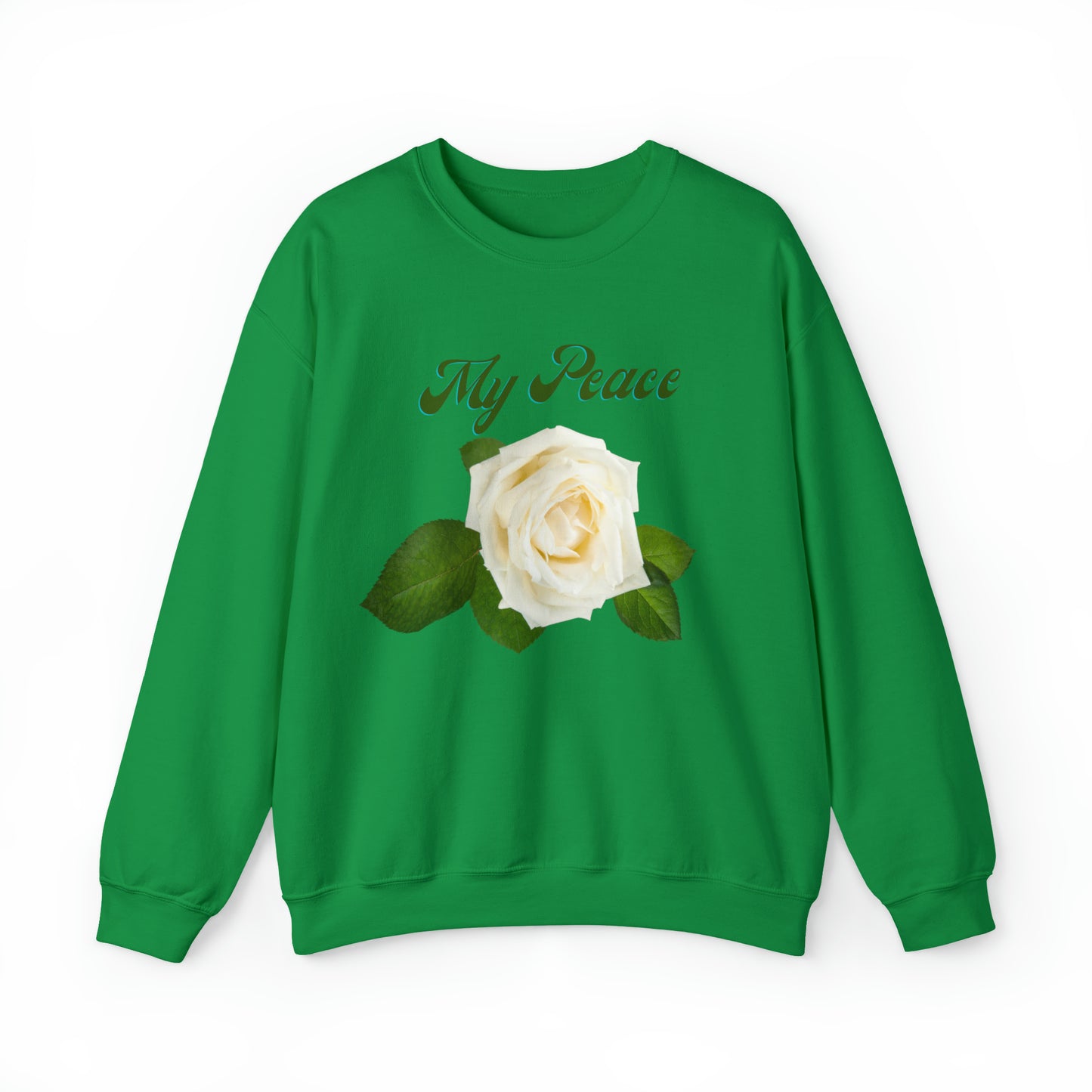 White Rose Design Statement Sweatshirt Gift