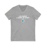 V NECK T SHIRT GIFT FOR LABOR AND DELIVERY NURSE