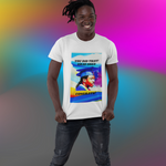 2023 GRADS T SHIRT WITH BLACK MALE IN WATER COLOR GRAPHIC