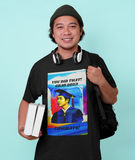 2023 GRADS T SHIRT GIFT WITH IMAGE OF ASIAN MALE IN WATER COLOR GRAPHIC