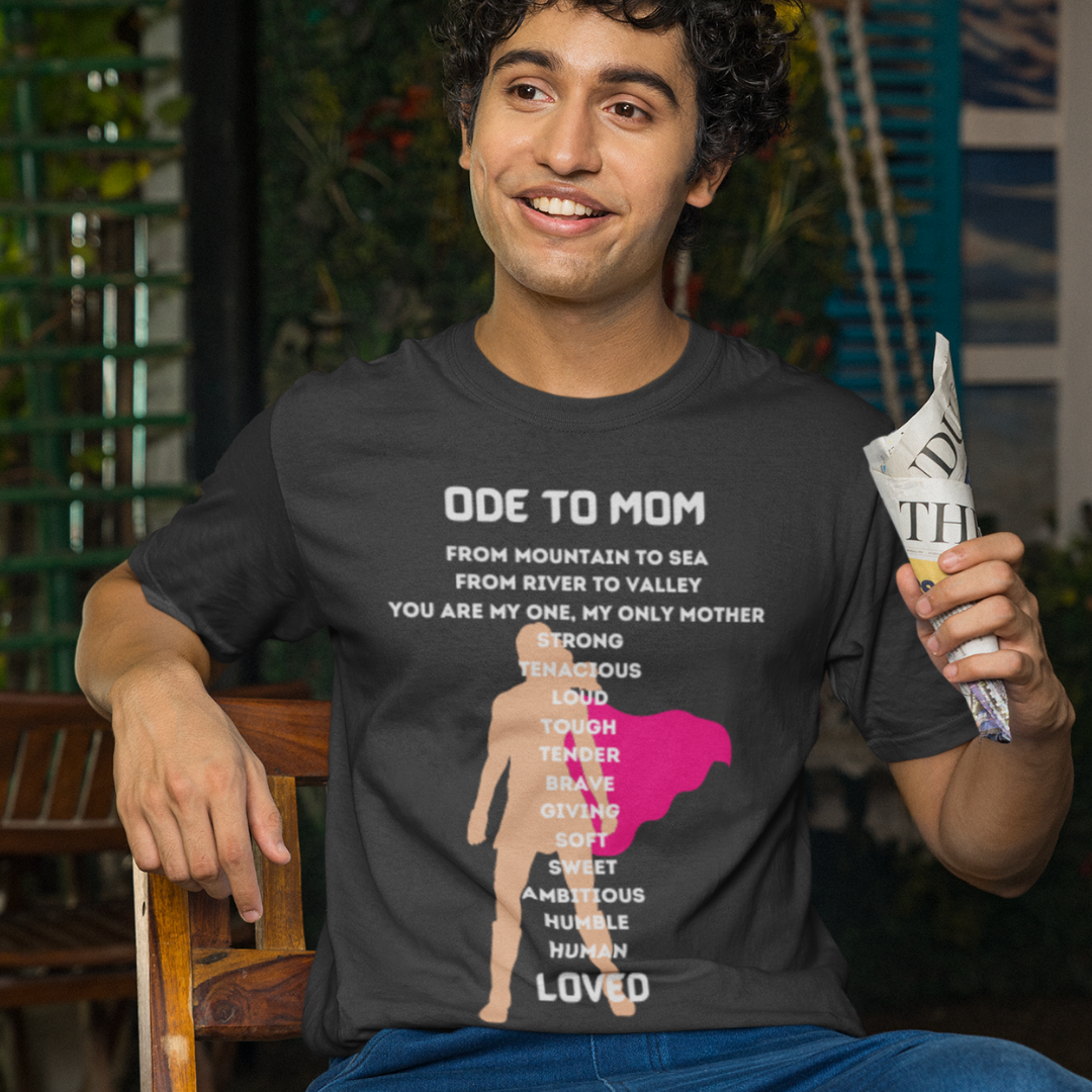 ODE TO MOM CREW NECK T SHIRT