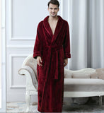 WINE RED COLOR LUXURIOUS AND COMFY UNISEX FULL LENGTH ROBES