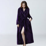 PURPLE COLOR LUXURIOUS AND COMFY UNISEX  FULL LENGTH ROBES 