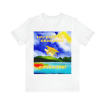 2023 GRADUATION CREW NECK T SHIRT WITH WATER COLOR GRAPHIC