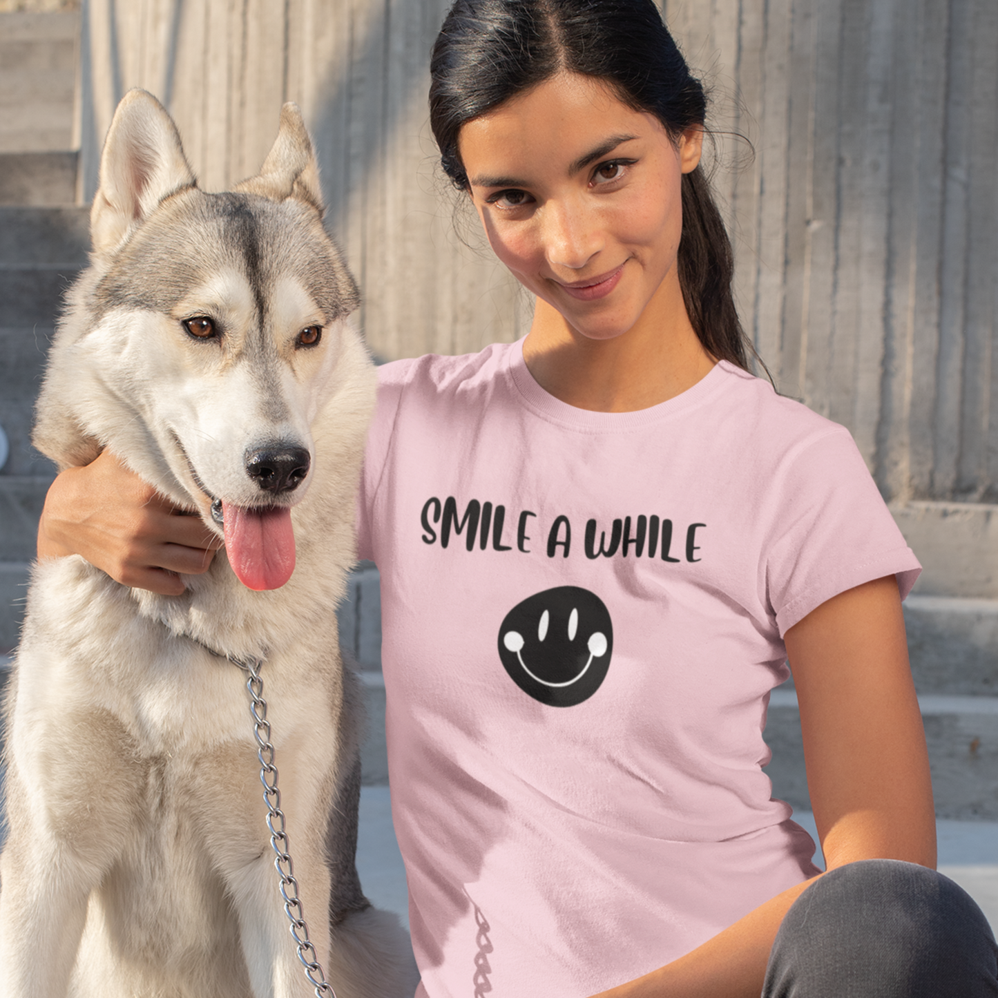 Smile a while inspirational words t shirts gift, t shirts gift that motivates, t shirt gifts for friends