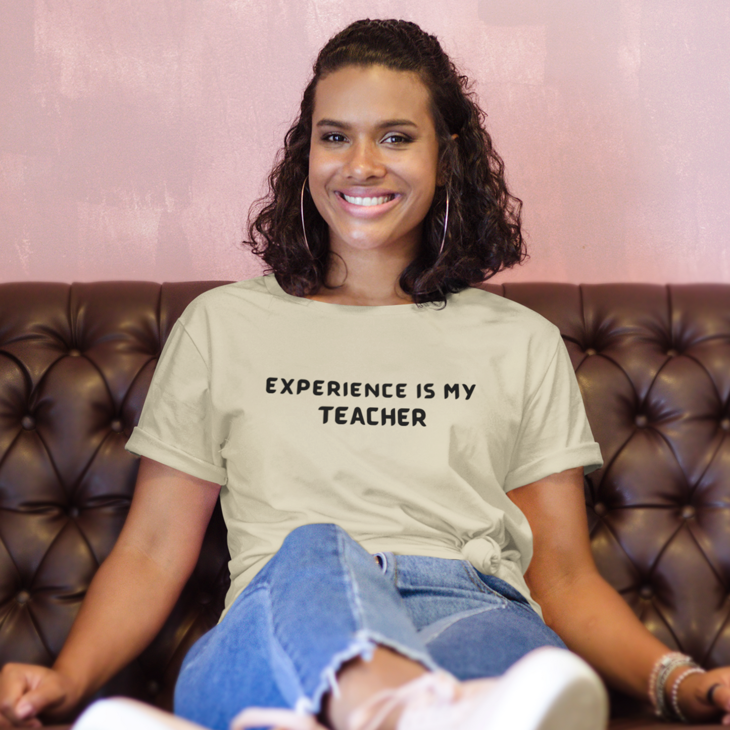 Experience is my teacher unisex t shirt gift, t shirt gift with inspirational words