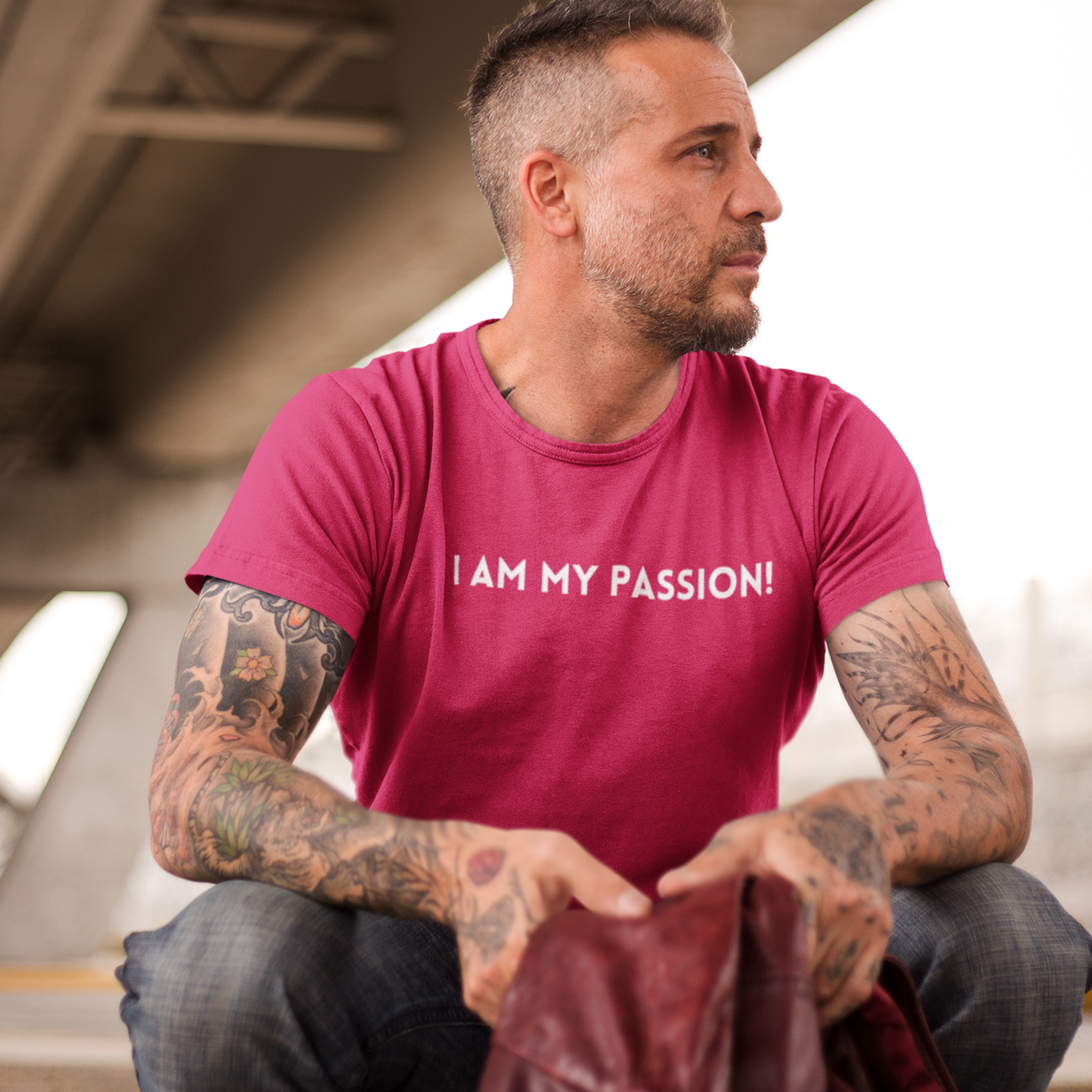 I am my passion unisex t shirt inspirational words t shirts t shirt gift for friends gift for family self affirming words on a shirt