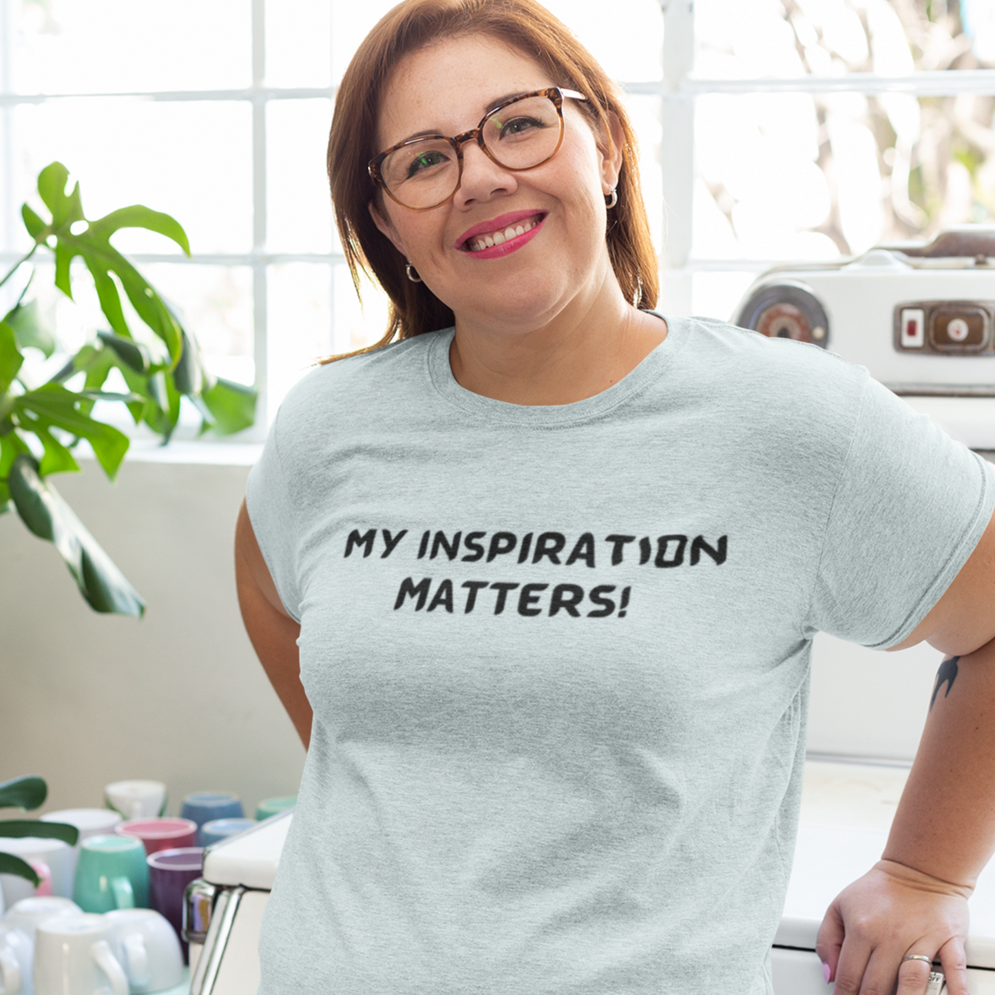 My inspiration matters unisex t shirt, T shirt gift with inspirational words tee shirt gift for friends
