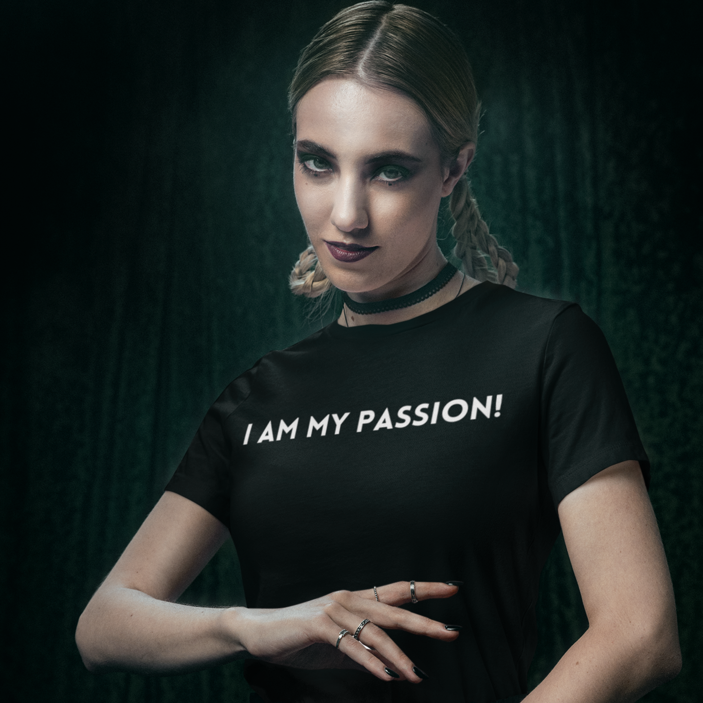 I am my passion unisex t shirt inspirational words t shirts t shirt gift for friends gift for family self affirming words on a shirt