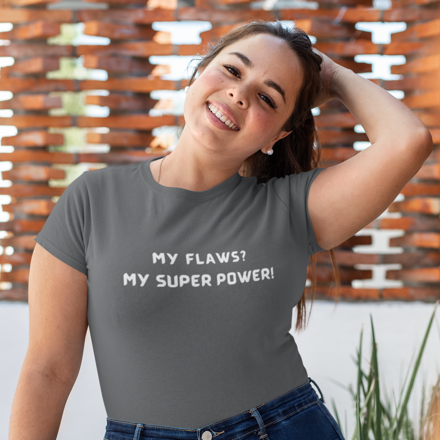 My flaws? My super power! unisex t shirt gift, tshirt with inspirational words
