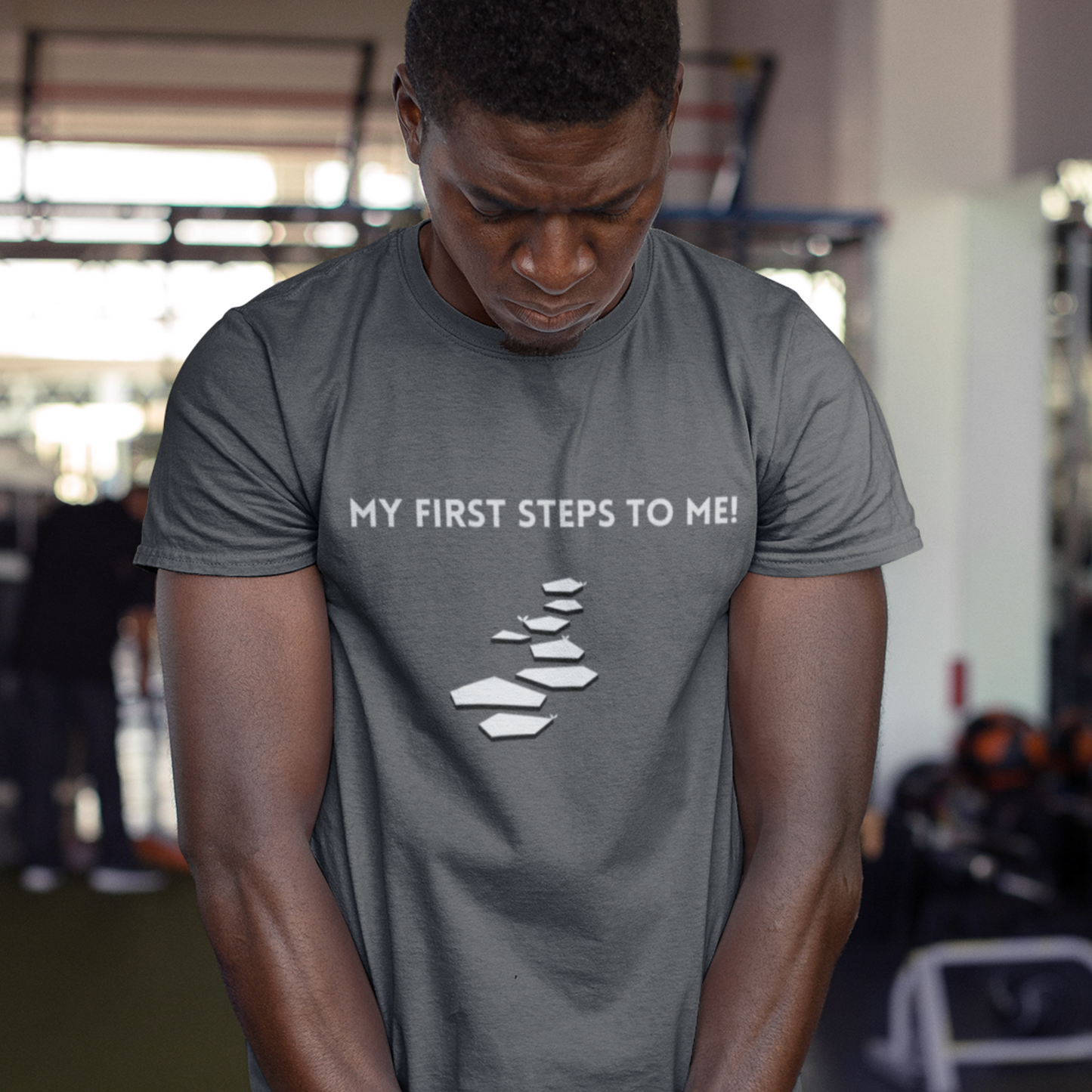 My first steps to me t shirt inspirational words on a tshirt t shirt gift to encourage self affirming words on a t shirt