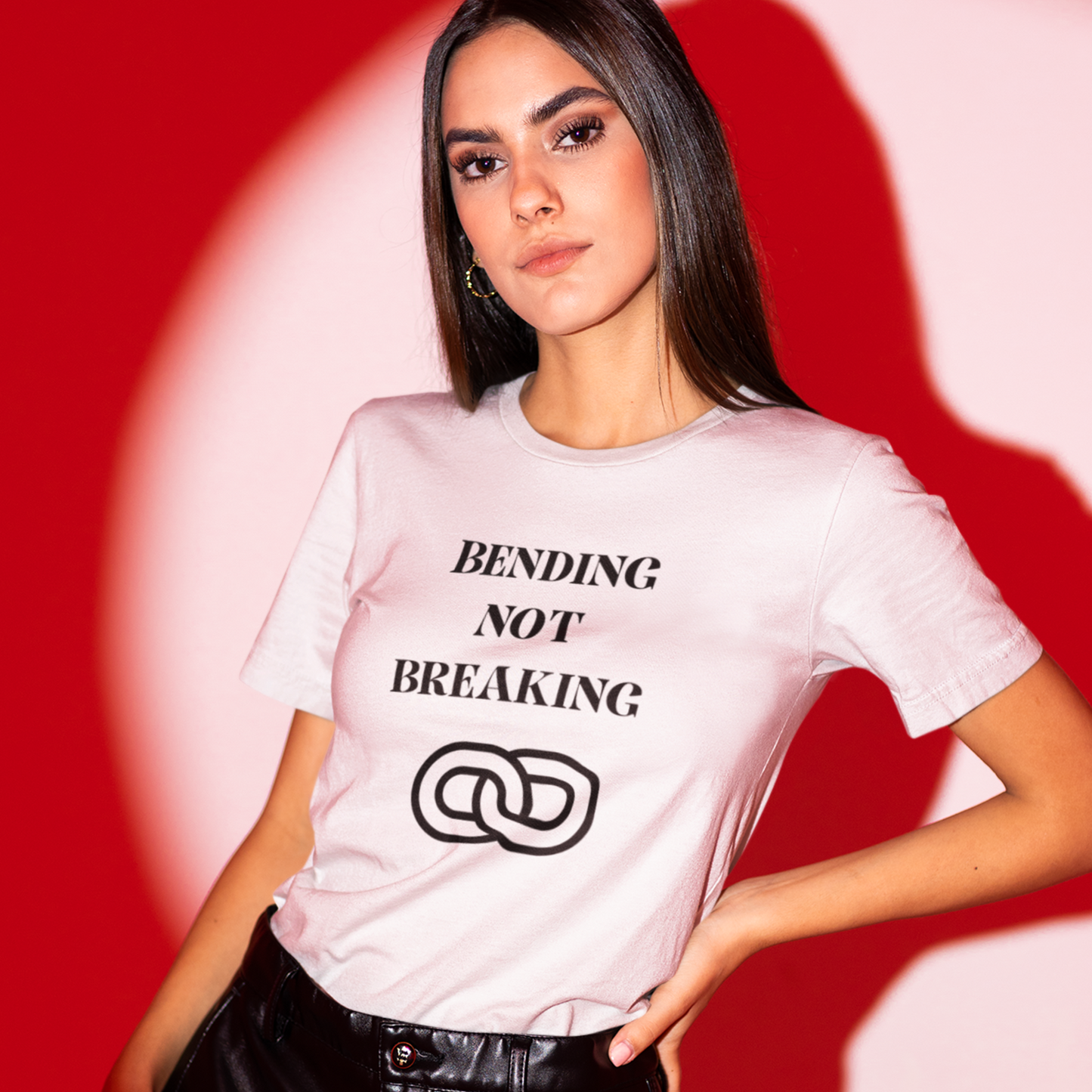 Bending not breaking inspirational words on a t shirt, t shirt that motivates t shirt gifts for friends and family
